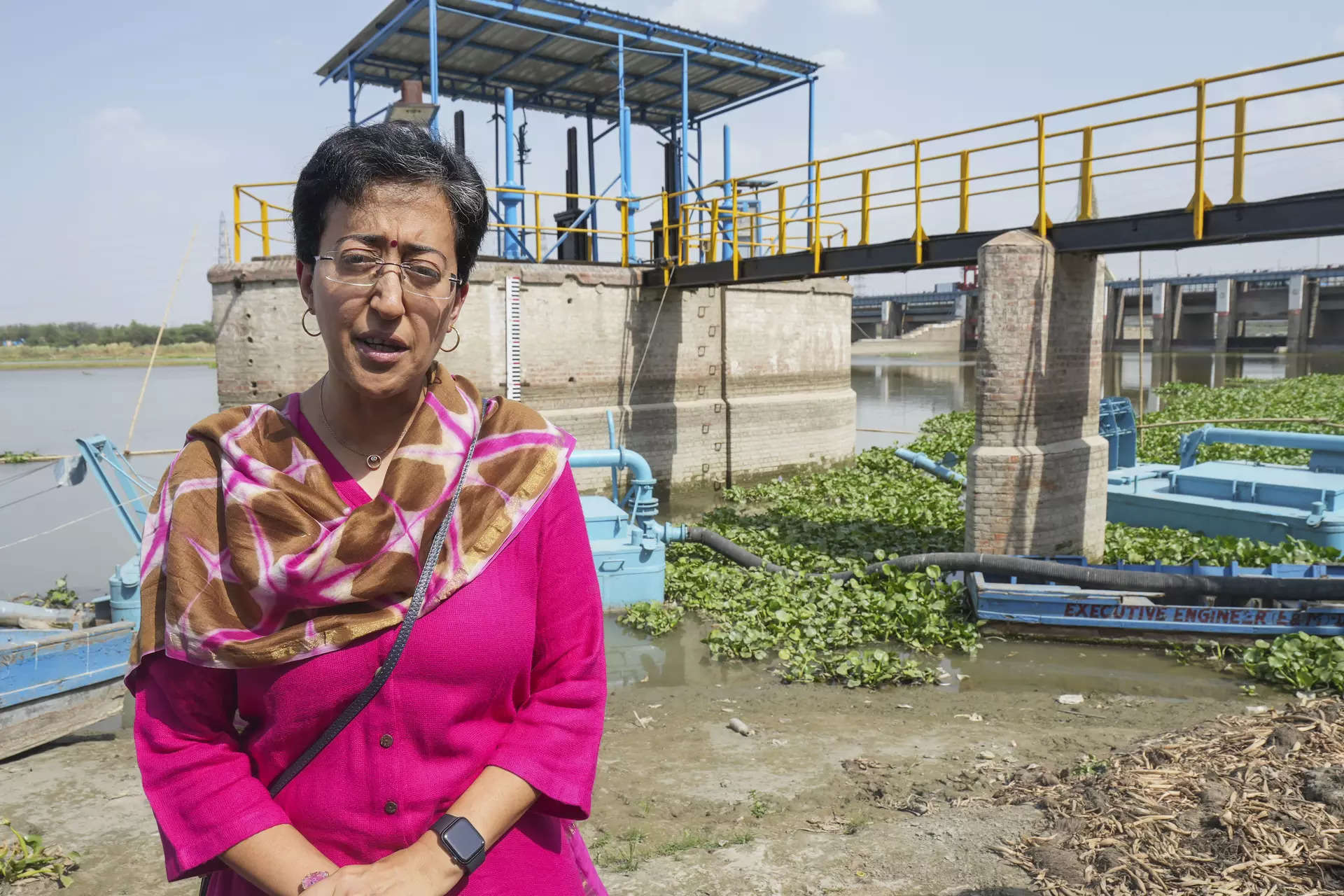Atishi urges Haryana government to release water in Yamuna river 