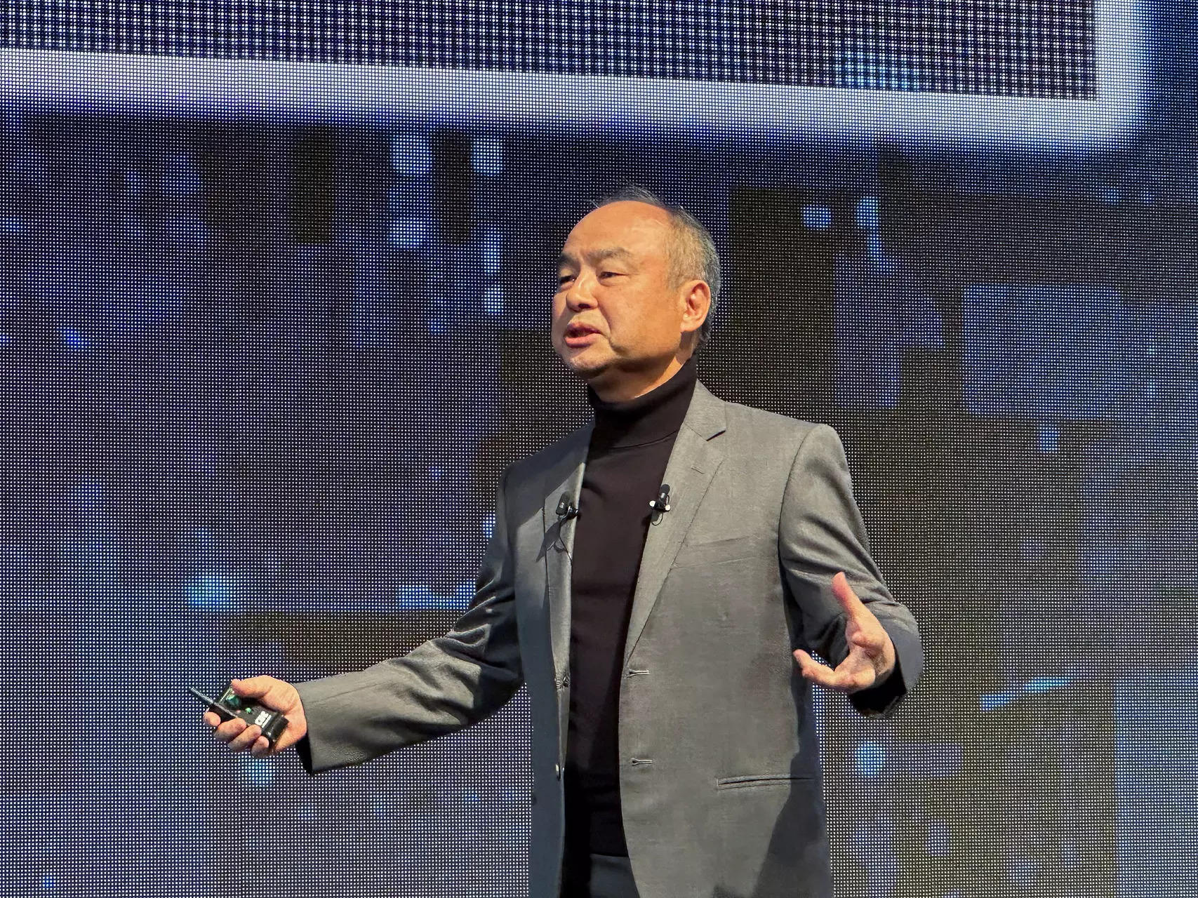 SoftBank CEO Masayoshi Son talks up artificial super intelligence ambitions 