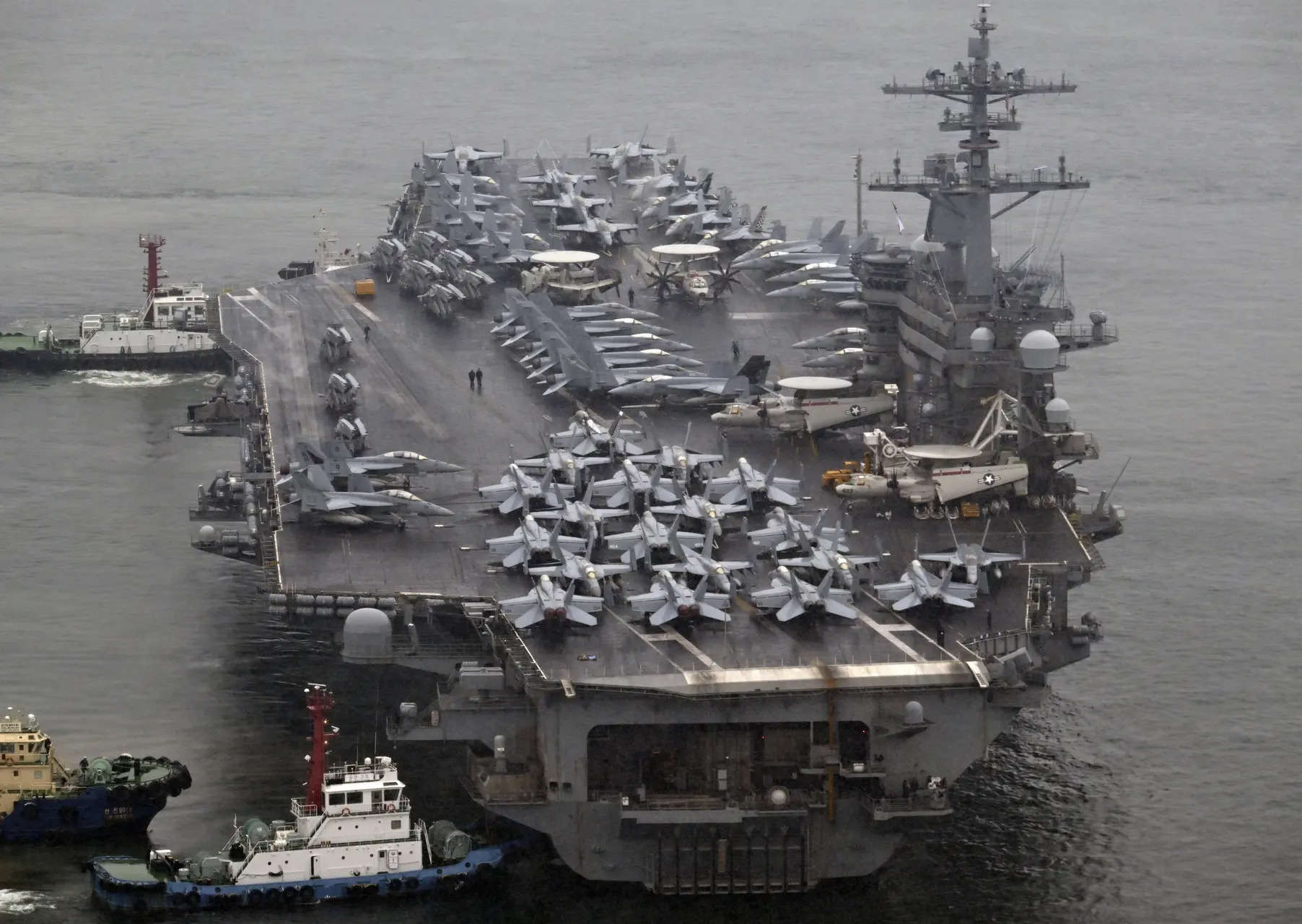 US aircraft carrier arrives in South Korea for military drills, report says 