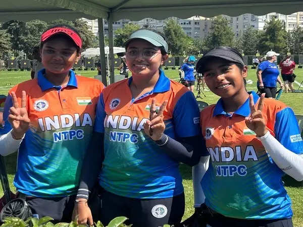Indian women's compound archery team wins hattrick of World Cup gold medals 