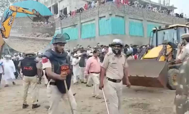 Protests erupt in Mangolpuri over anti-encroachment demolition of mosque 