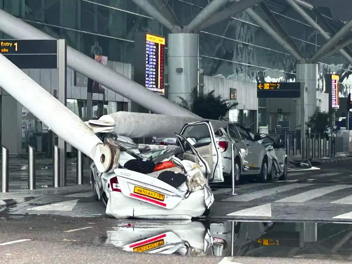 Delhi Airport Terminal 1 Roof Collapse: One killed, several injured, flights suspended; See pics 