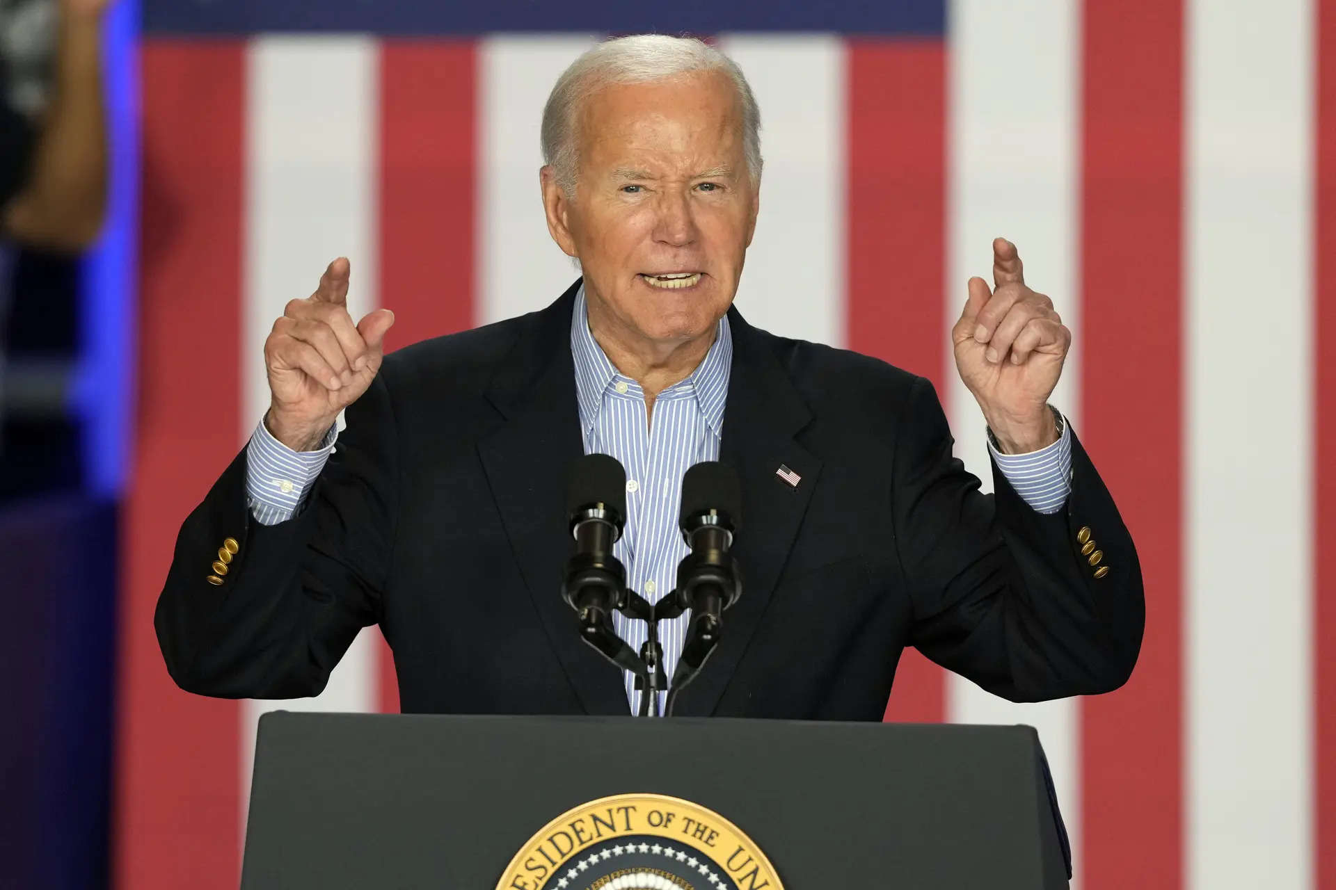 To a defiant Joe Biden, the 2024 race is up to the voters, not to Democrats on Capitol Hill 