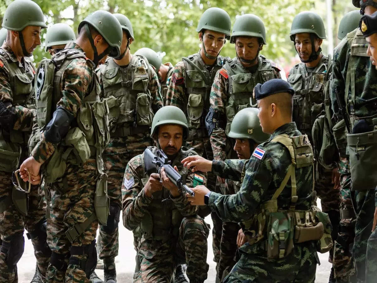 India and Thailand strengthen military ties with joint exercise MAITREE 2024 in Tak province 