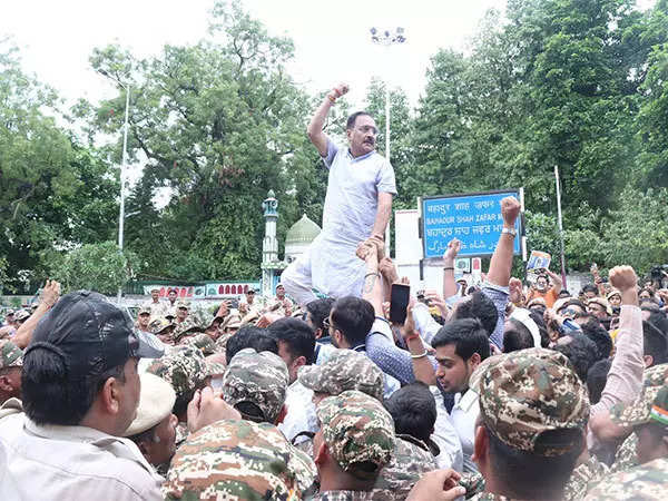 BJP Delhi Chief Virendraa Sachdeva detained over protest against Delhi government on power prices 