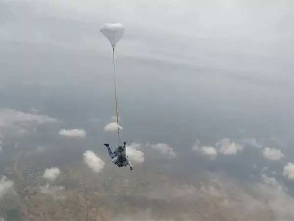 World Skydiving Day: Tourism Minister Shekhawat skydives in Haryana's Narnaul to promote adventure tourism 