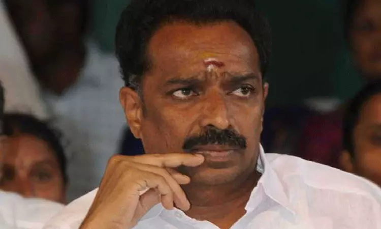 Minister during AIADMK regime, M R Vijayabhaskar held in Rs 100 crore land scam 