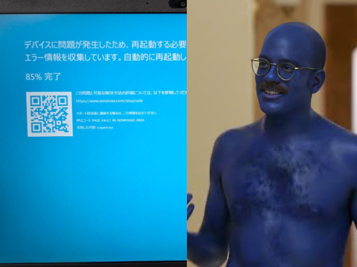 Microsoft blue screen triggers meme storm following server outage, users celebrate early weekend vibes 
