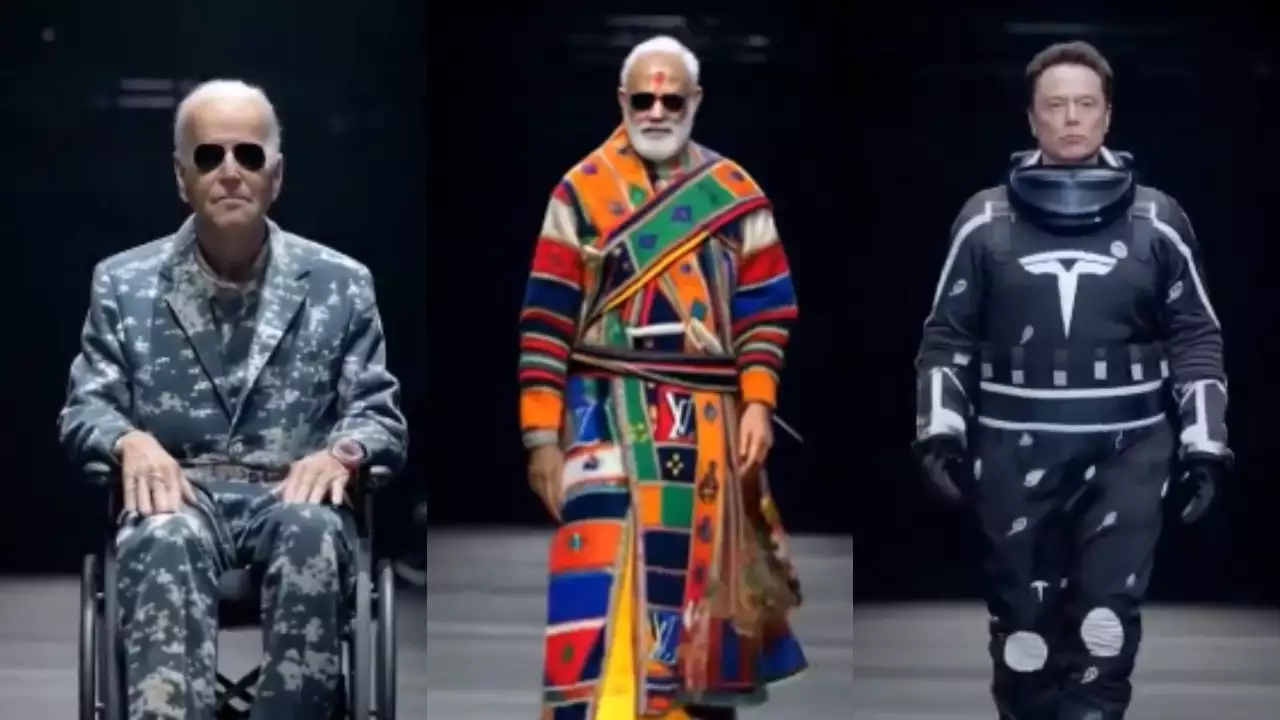 Elon Musk shares AI-generated fashion show: Watch as Biden, Obama, Modi, and Putin strut in style 