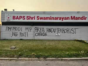 Canada: Another Hindu temple vandalised, MP calls for action 
