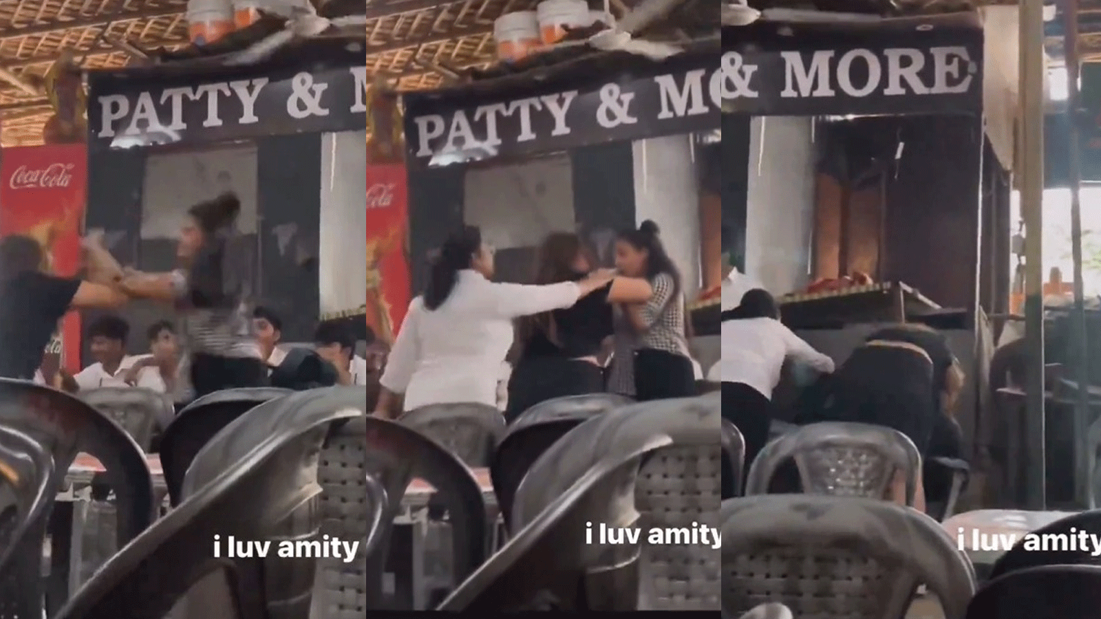 Watch: Two women beat each other in 'WWE-style fight' outside Amity University. What happened next shocked people! 
