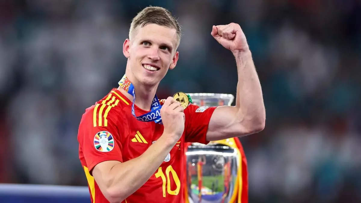 Euro Cup star Dani Olmo's signing can cost Barcelona €100m, will Nou Camp be the Spaniard's new home? 