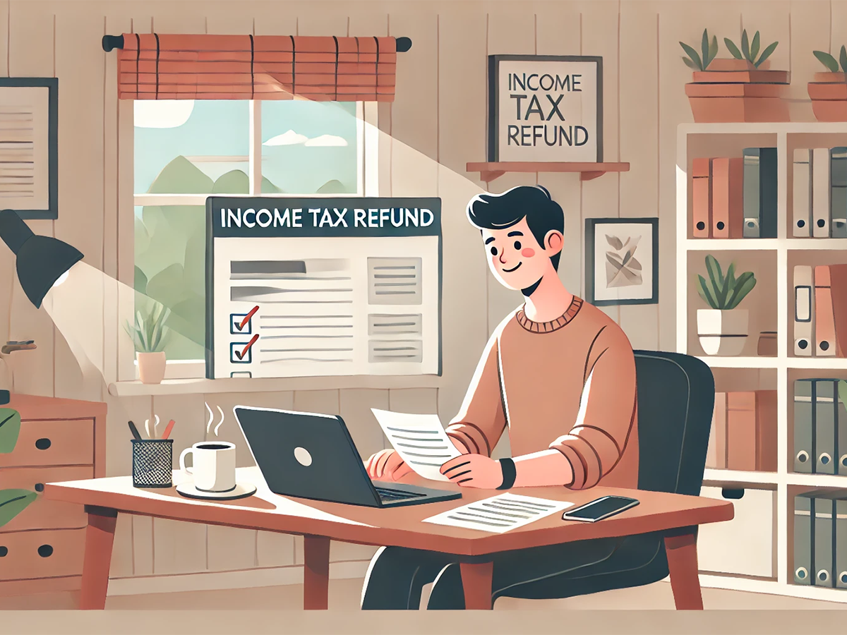 What is the interest on income tax refund? 
