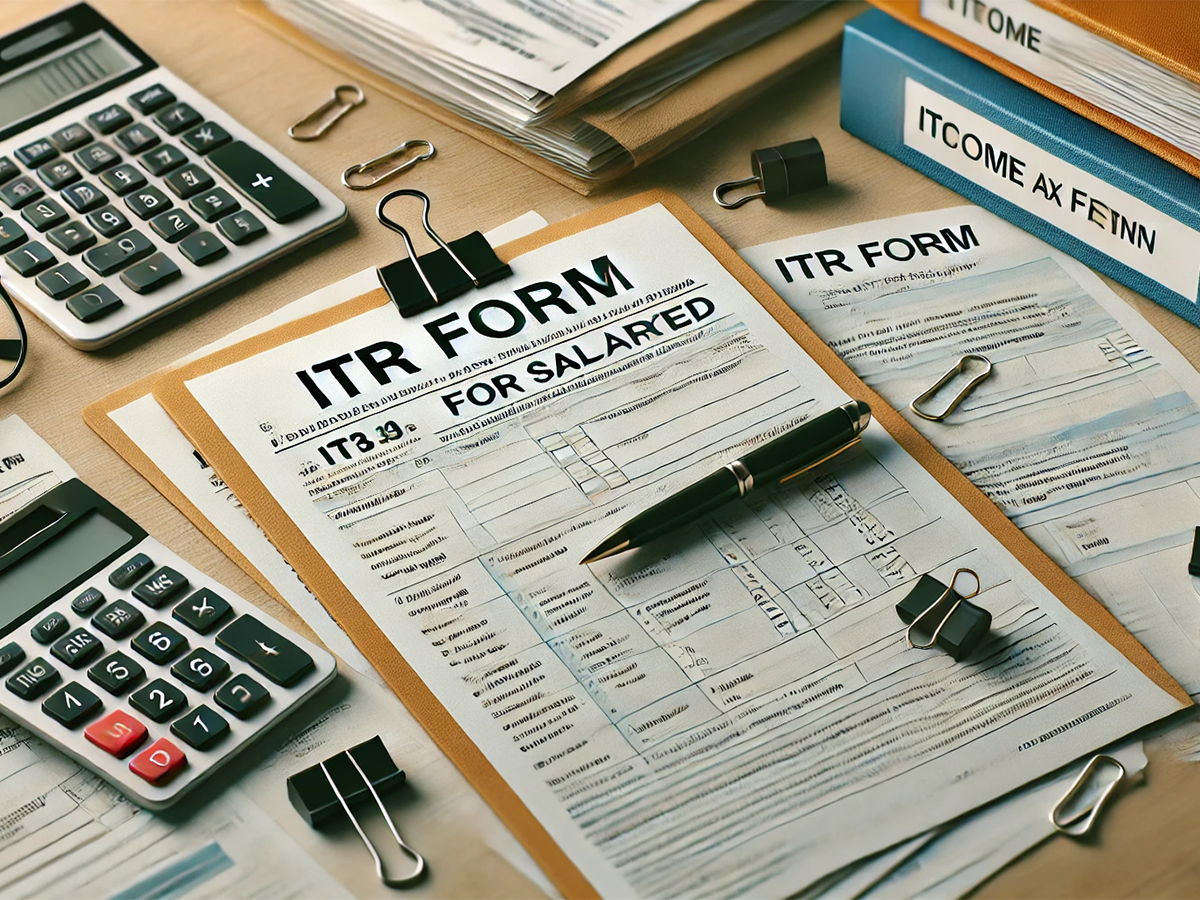 Which ITR form should salaried person use to file income tax return for FY 2023-24 (AY 2024-25)? 