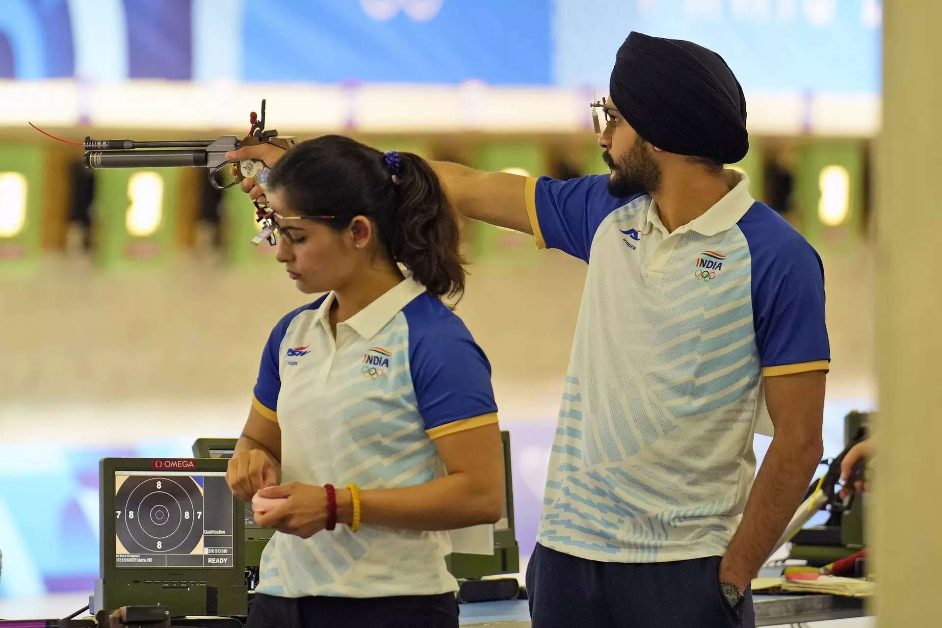 Paris Olympics: Manu Bhaker and Sarabjot Singh give hope of another medal after qualifying in 10 m air pistol final 