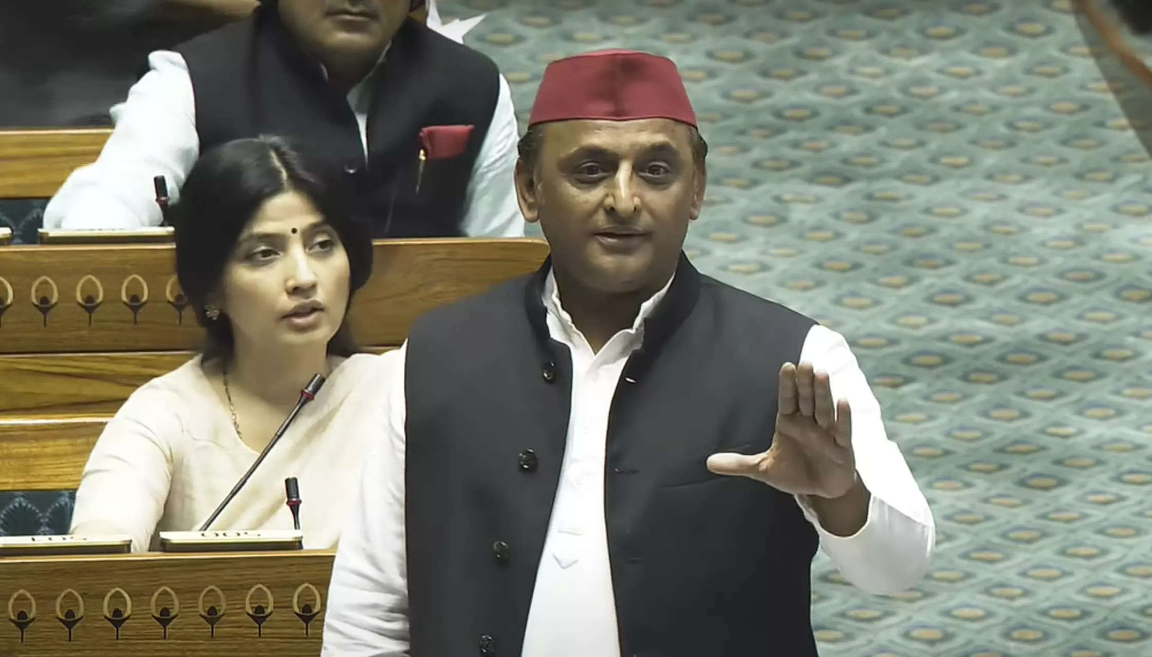 'Somebody is not greeting, and you can't even remove him': Akhilesh Yadav mocks BJP's infighting in UP 