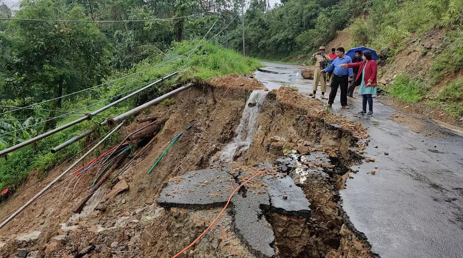 Manipur Landslide: Woman and infant die following a landslide in Manipur 