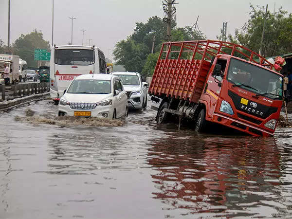 Delhi Rains: Traffic police receives around 50 complaints regarding waterlogging issues due to heavy rainfall 