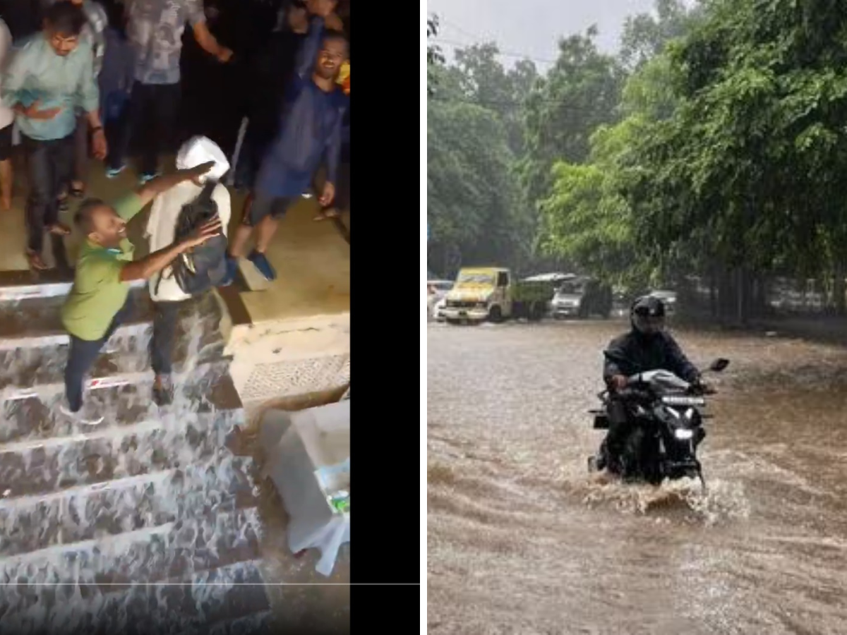 Why Delhi NCR was hit by 'cloud burst' type rains? Residents capture ‘swimming pools’, 'waterfalls' videos 