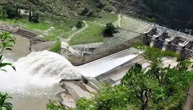 Watch: Pandoh Dam releases floodwater after Himachal Pradesh's cloudburst triggers flooding 