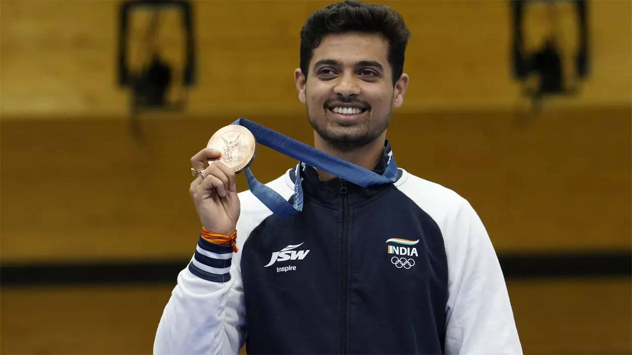 Late bloomer Swapnil Kusale lands India's third medal at Paris Olympics 