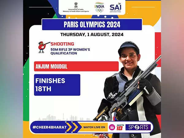 Paris Olympics: Sift Kaur Samra, Anjum Moudgil fail to qualify for Women's 50m Rifle 3P final 