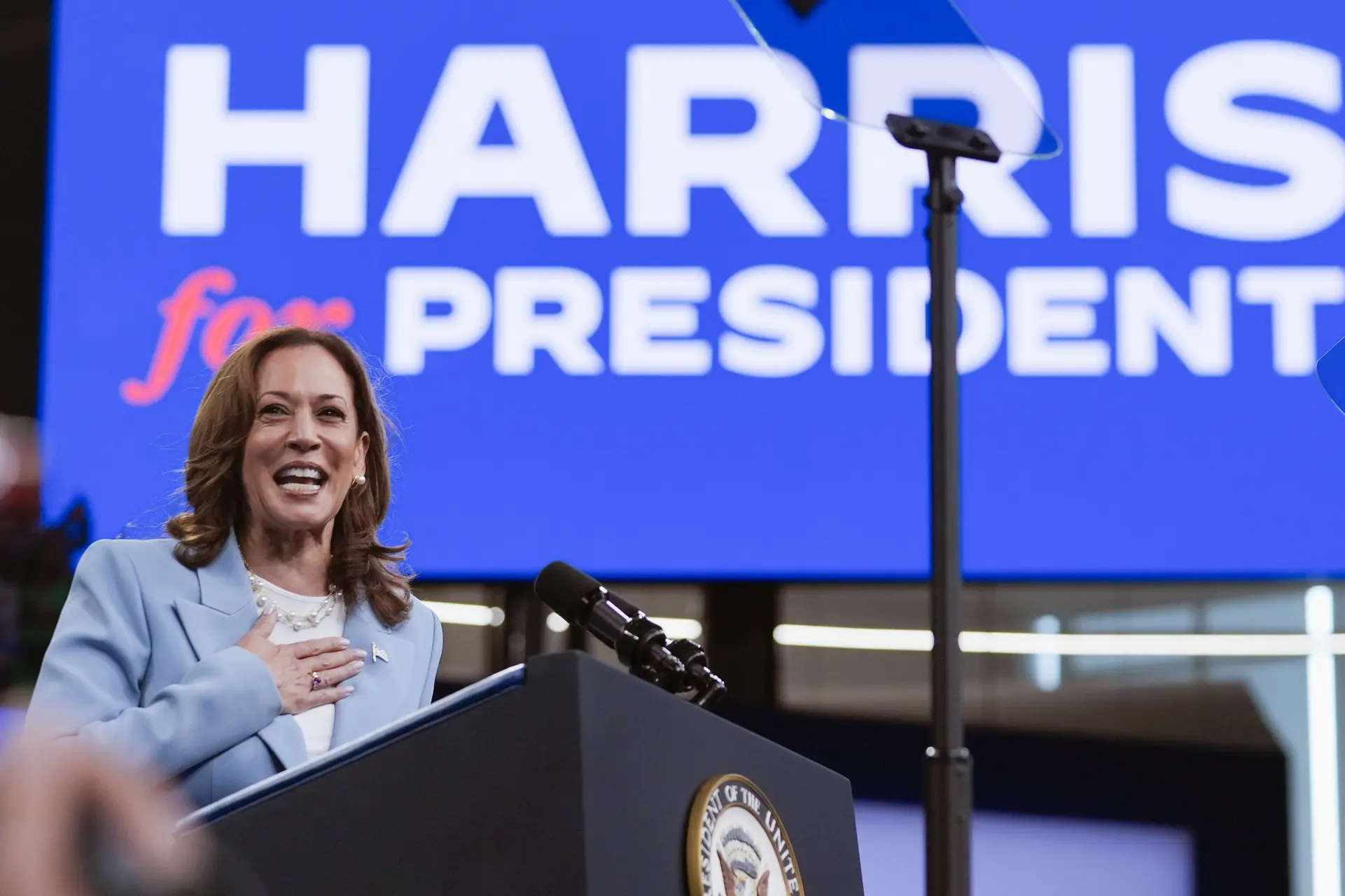 Kamala Harris to tour battleground states with running mate from Aug 6 