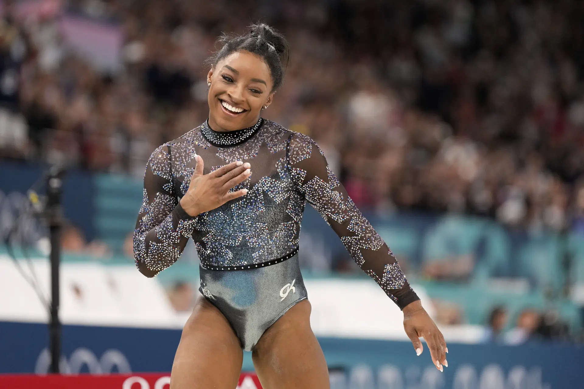Is Simone Biles the most decorated U.S. gymnast in Olympic history? 