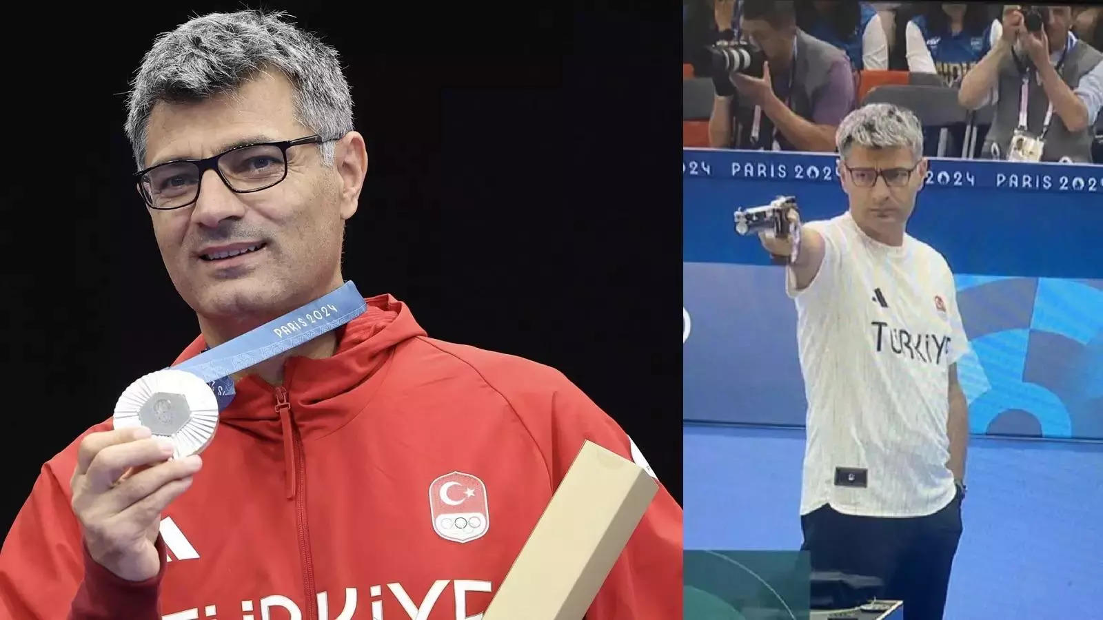 Turkey shooter Yusuf Dikec's casual and no-gear look at Paris Olympics that won him the silver medal in shooting viral on social media 