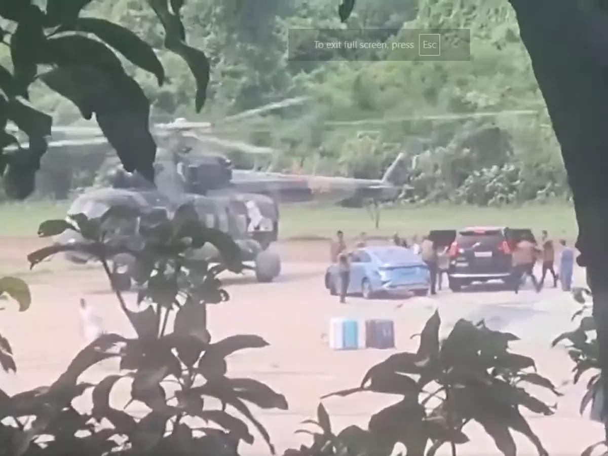Sheikh Hasina in India? Bangladesh PM flees in helicopter. Watch viral video 