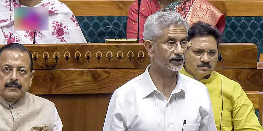 India in touch with Bangladesh authorities, EAM Jaishankar informs Parliament 