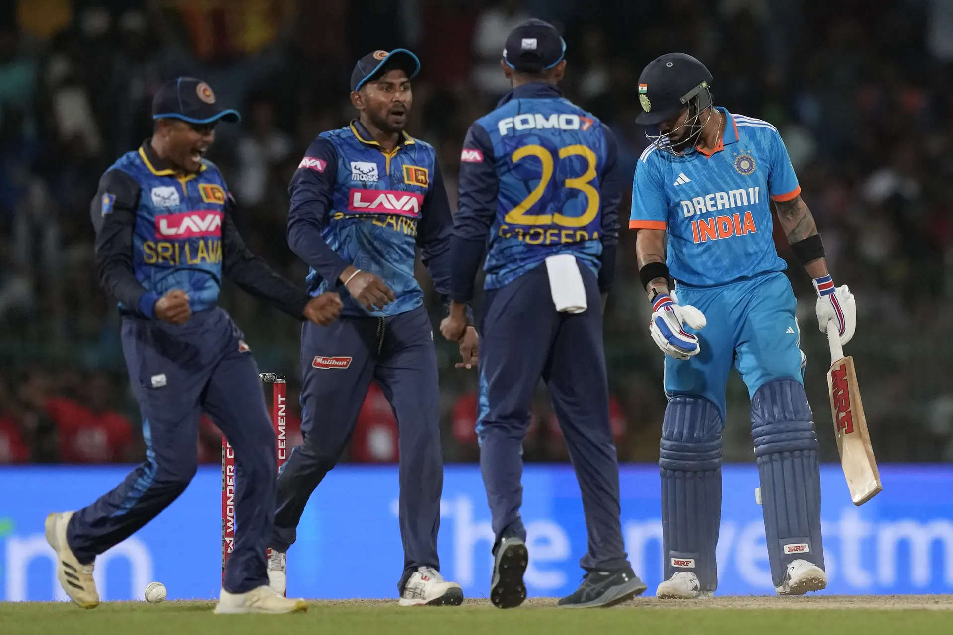 Sri Lanka end 27-year-drought against India in an ODI series; win third match by 110 runs 