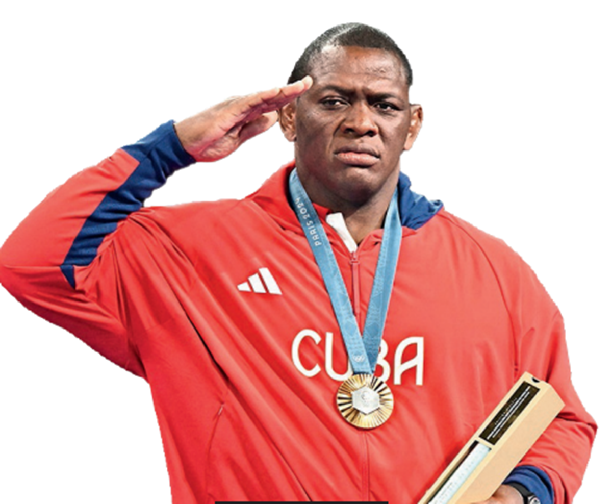 Cuban Greco-Roman wrestler Mijain Lopez wins record fifth straight gold, and then retires 