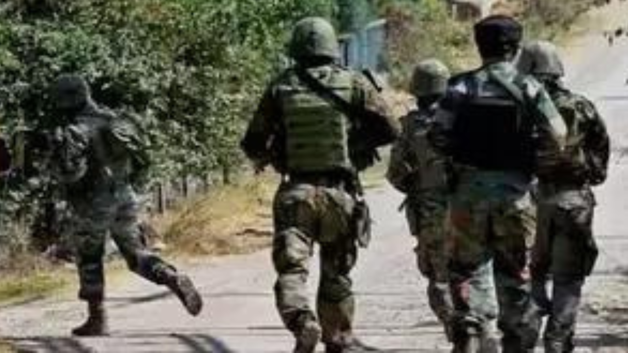 Terrorists clash with security forces in Jammu and Kashmir's Anantnag district 