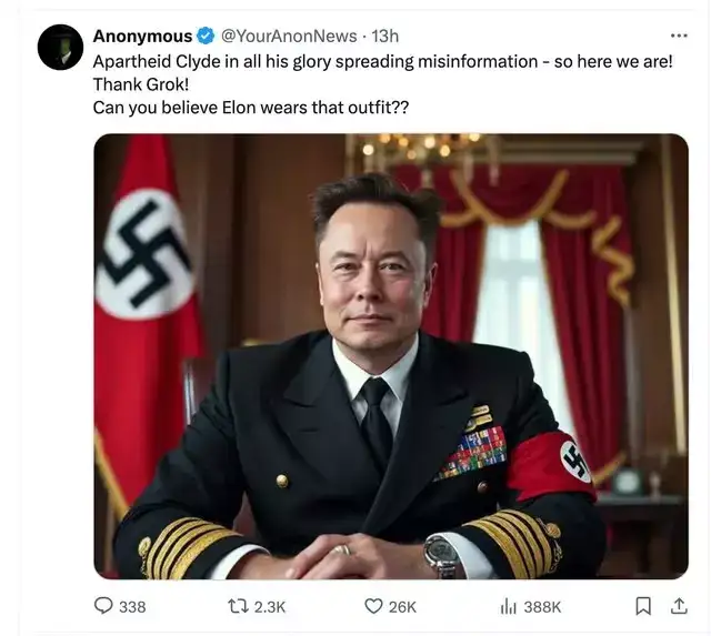 elon musk kamala harris photo: Musk posts Communist AI image of