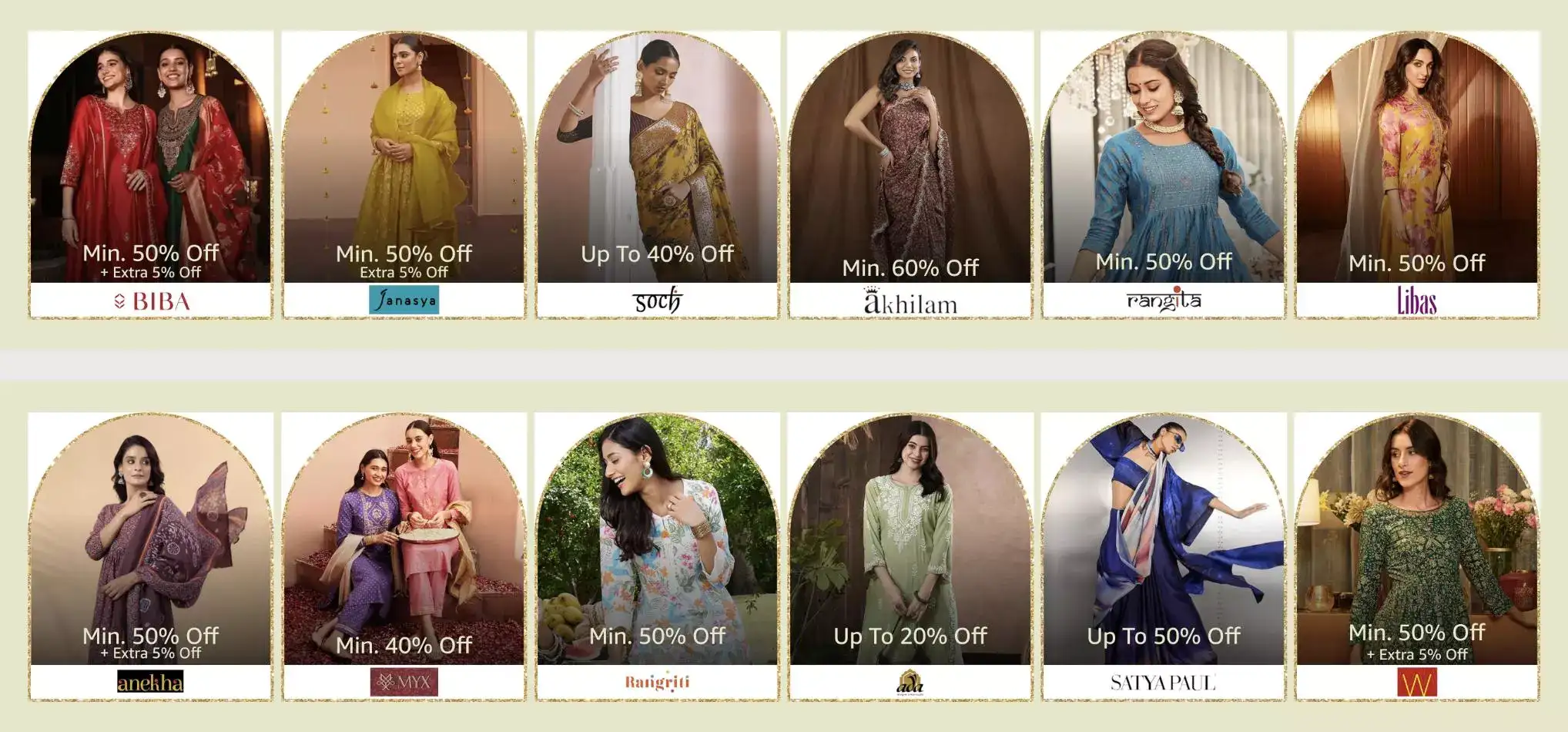 Amazon Sale Ethnic wear for women from top selling brands on BIG SALE