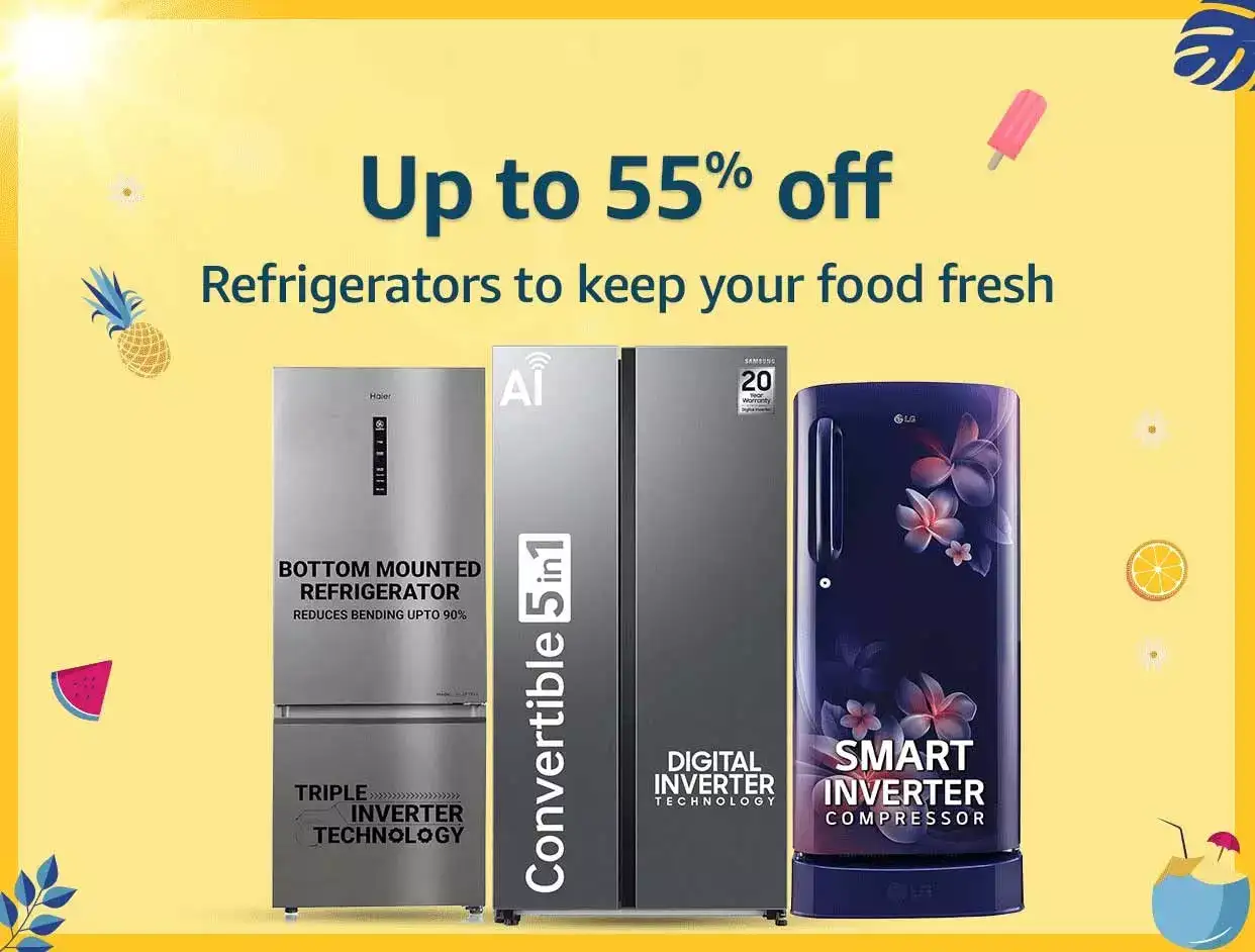 Image for AmazonGreatIndianFestivalDeals%3ARefrigerators