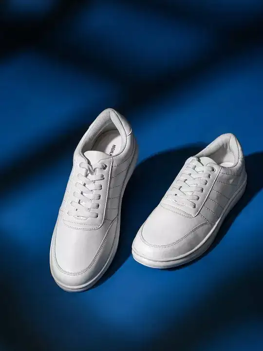 Image for HIGHLANDER-MenWhiteSolidSneakers