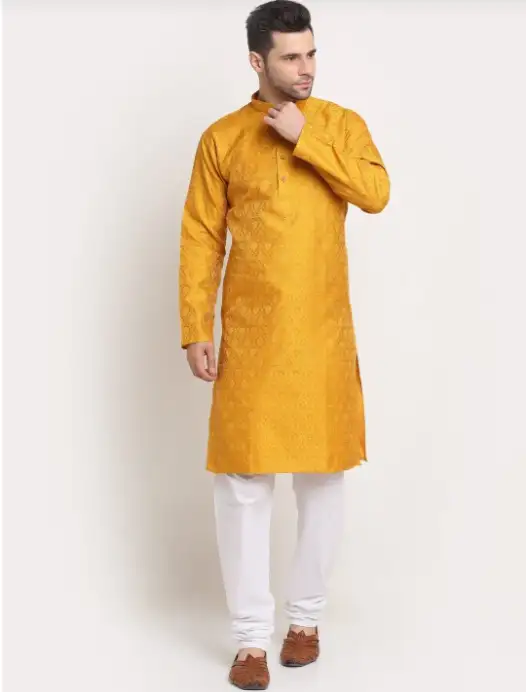 Image for KRAFTINDIAMenEthnicMotifsKurtawithChuridar