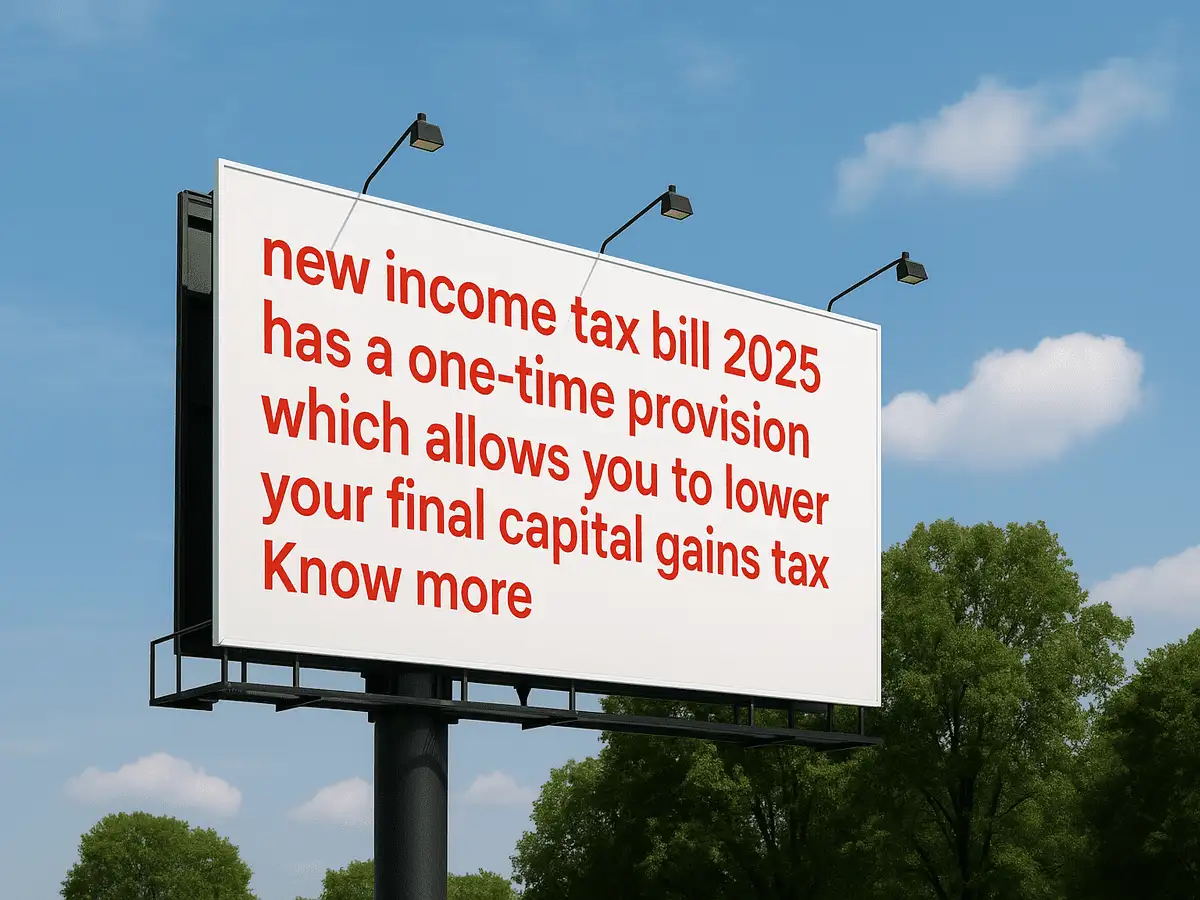 One-time set-off of long-term capital loss against STCG: New income tax bill 2025 allows this from tax year 2026-27 onwards