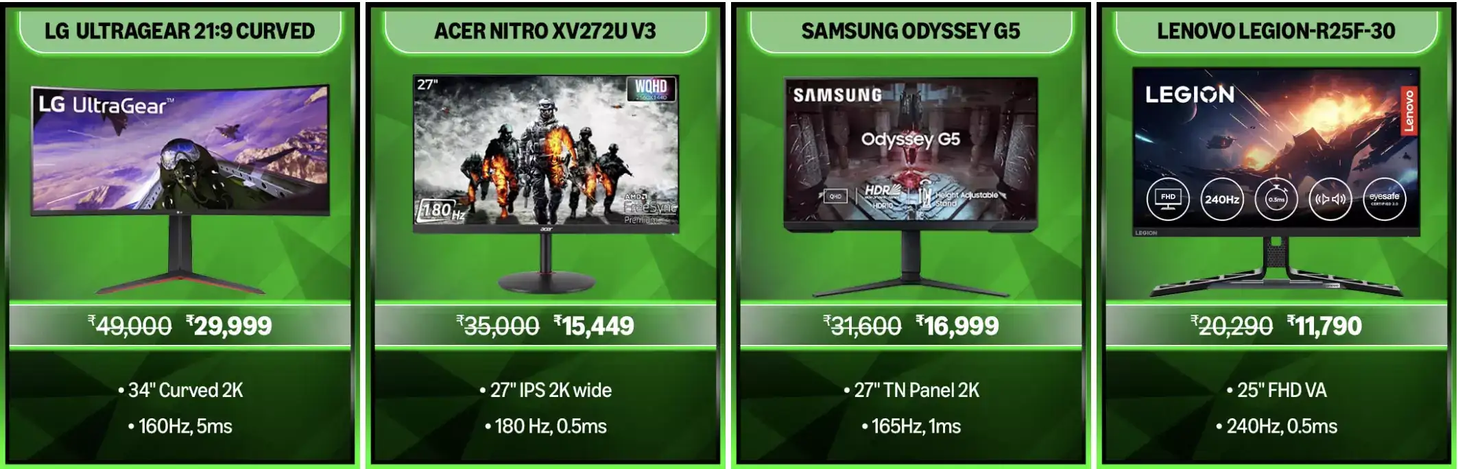Image for TopDealsonGamingMonitors