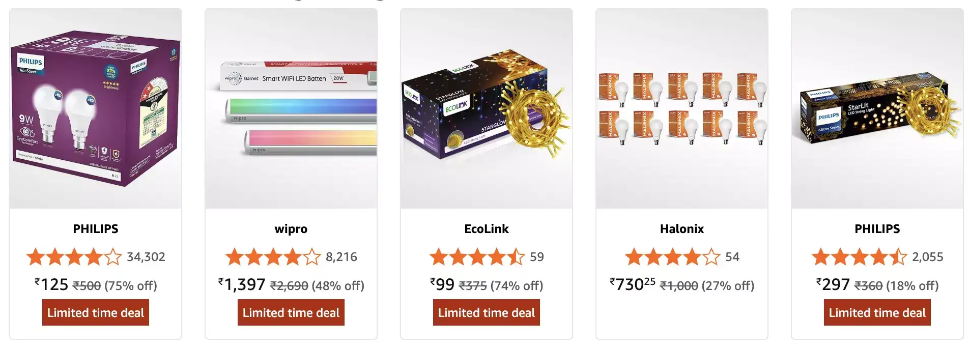 Image for BestsellersinHomeLighting