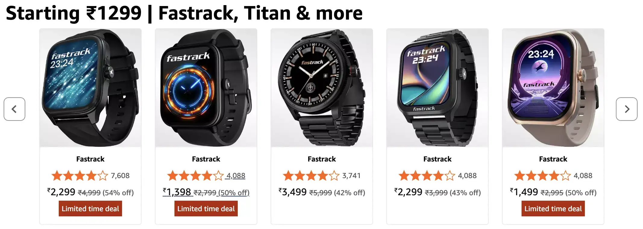 Image for Fastrack%2CTitan%26more