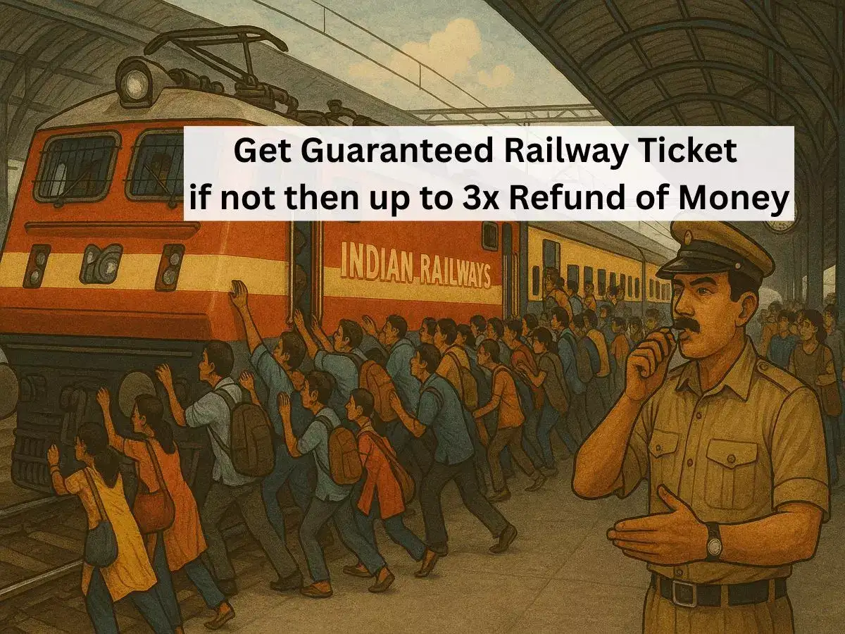 Waiting list train ticket? Get ticket confirmation assurance with up to 3x money back guarantee from Ixigo, Redbus and MakeMyTrip