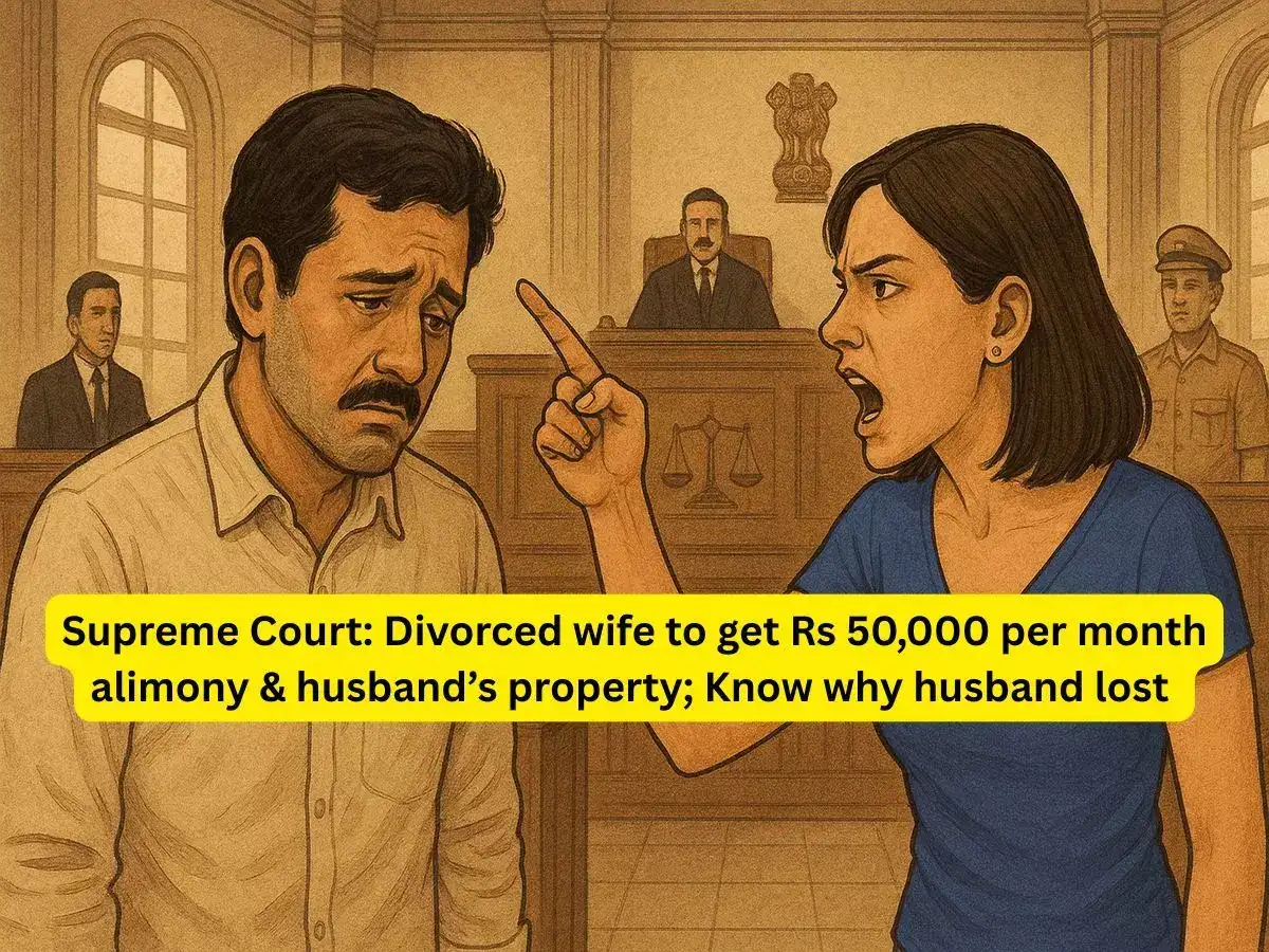 Divorce: Permanent alimony for wife revised by 2.5 times up by Supreme Court within 9 years of HC fixing it Rs 20,000 per month