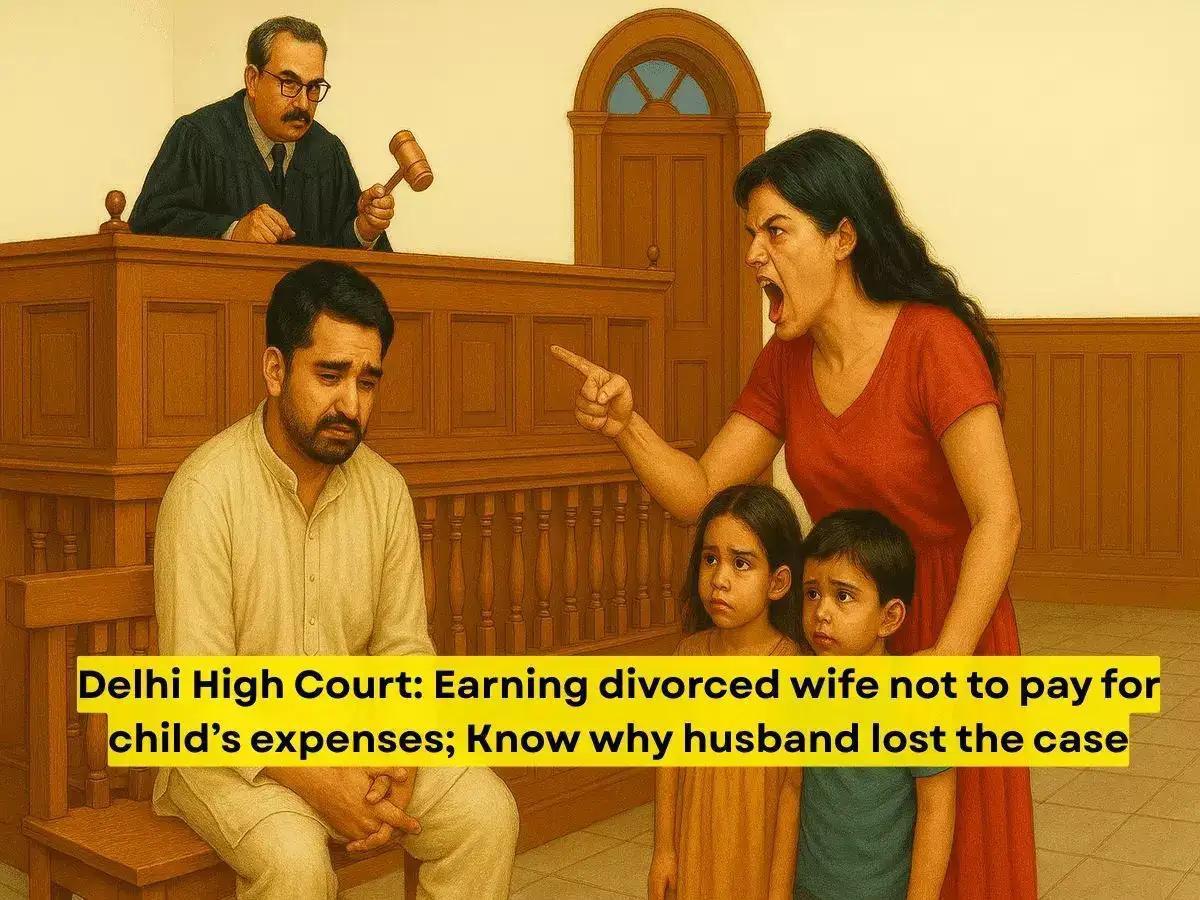 Earning, divorced wife not to pay for child’s maintenance; husband has to bear entire expense, rules Delhi High court