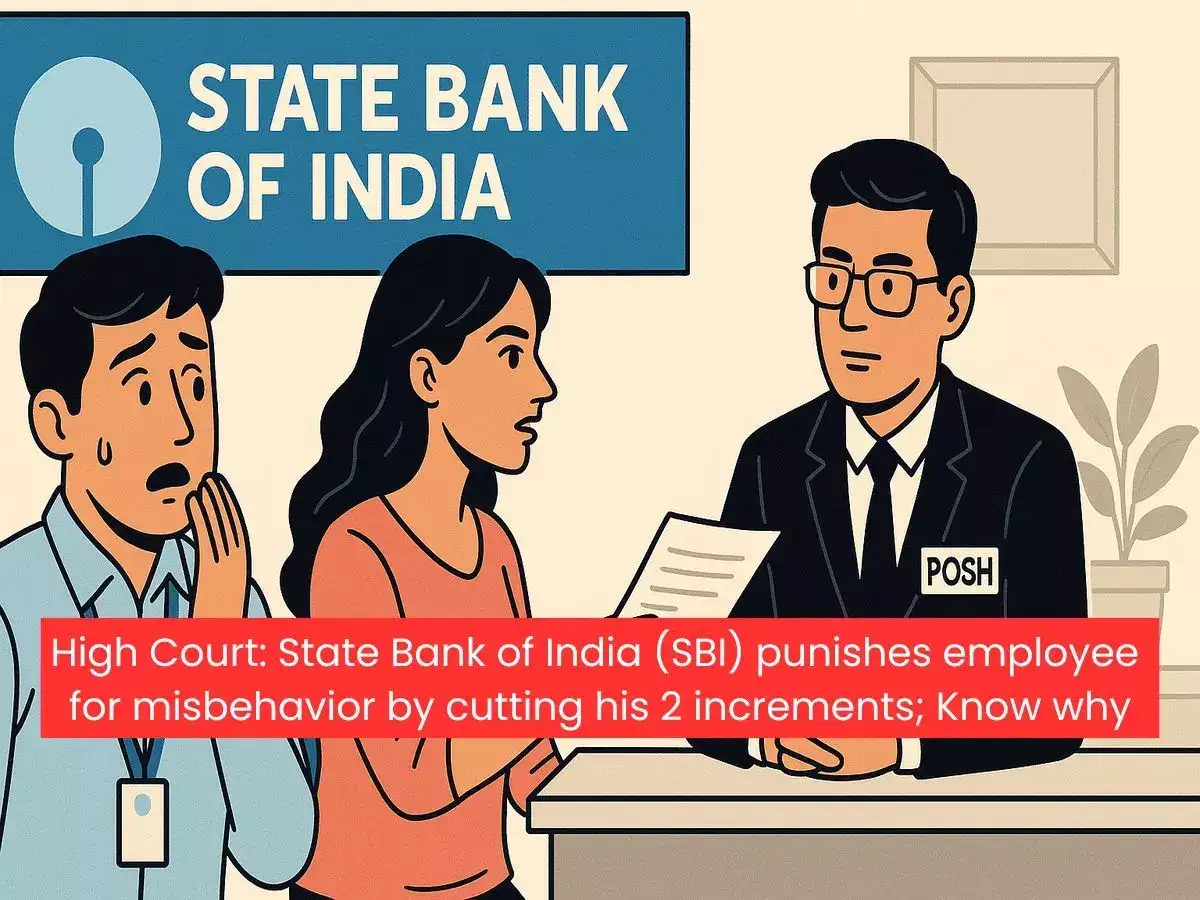 SBI employee penalised for misbehavior: Bank’s disciplinary action of cutting two salary increments upheld by high court