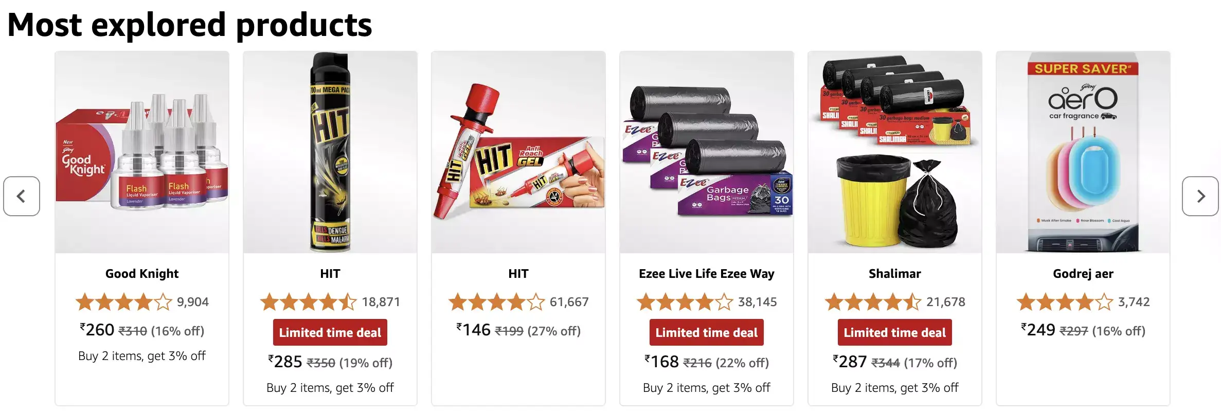 Image for Mostexploredproducts