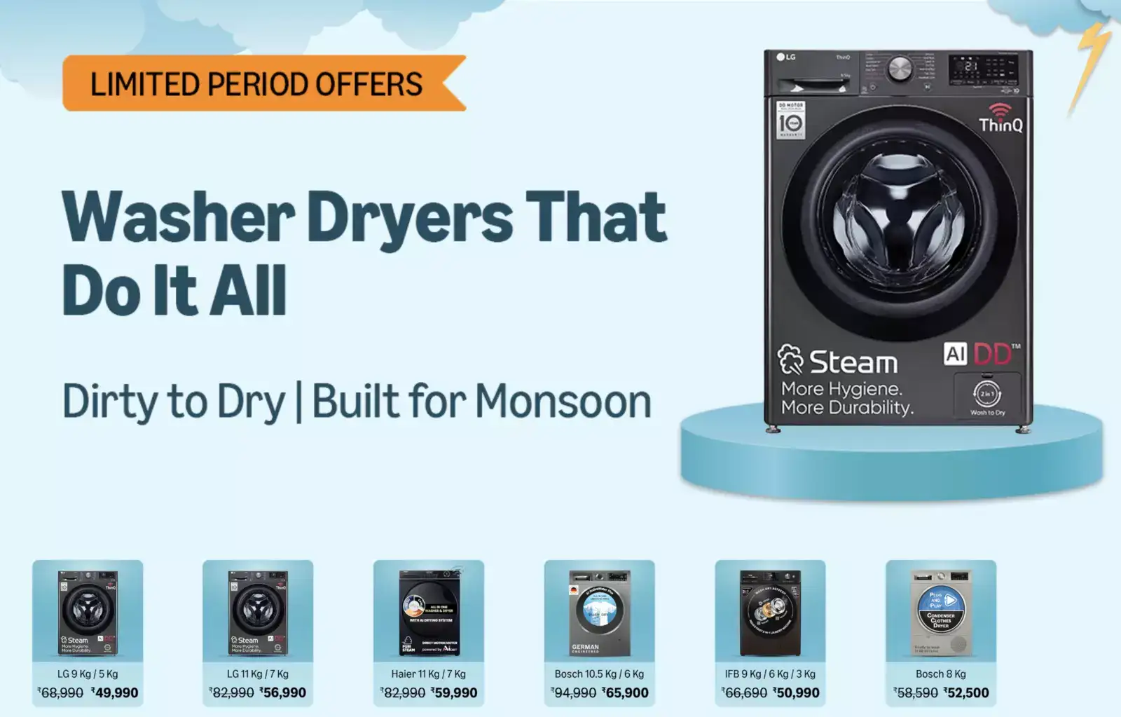 Image for LimitedPeriodOffers-WashersandDryers