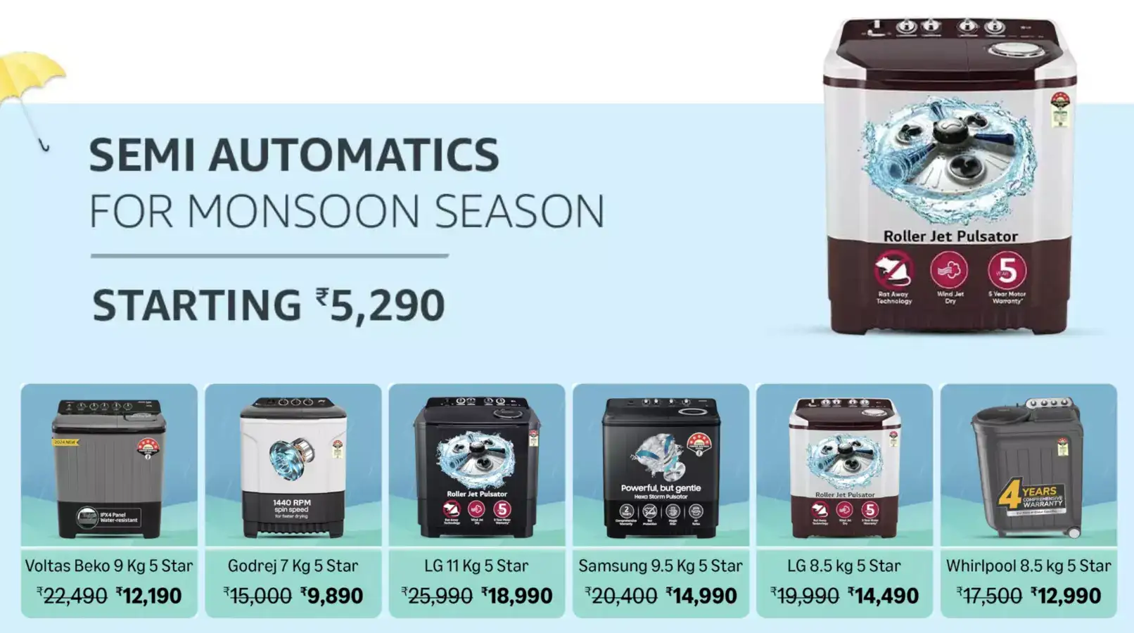 Image for SemiautomaticsstartingRs.5%2C290